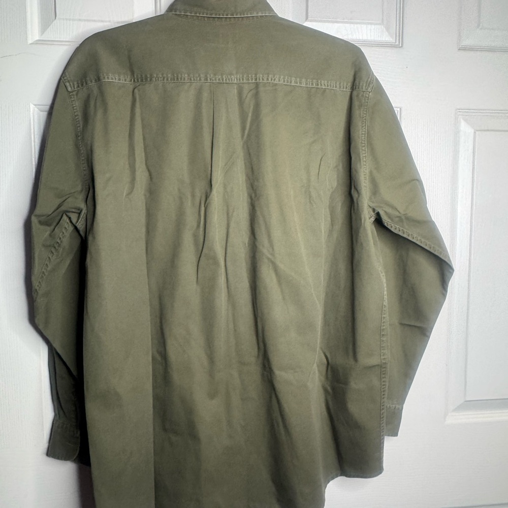 Carhartt Olive Button-Up Shirt - Picture 6 of 9